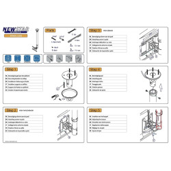 TV SET ACC CEILING MOUNT BLACK/10-26" FPMA-C100 NEOMOUNTS