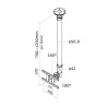 TV SET ACC CEILING MOUNT 10-26/FPMA-C100SILVER NEOMOUNTS