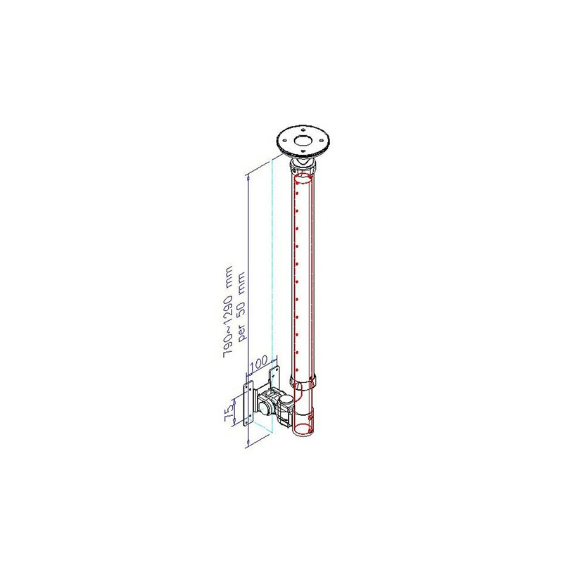 TV SET ACC CEILING MOUNT 10-26/FPMA-C100SILVER NEOMOUNTS