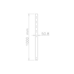 TV SET ACC MOUNT EXTENS. POLE/50KG FPMA-CP100BLACK NEOMOUNTS