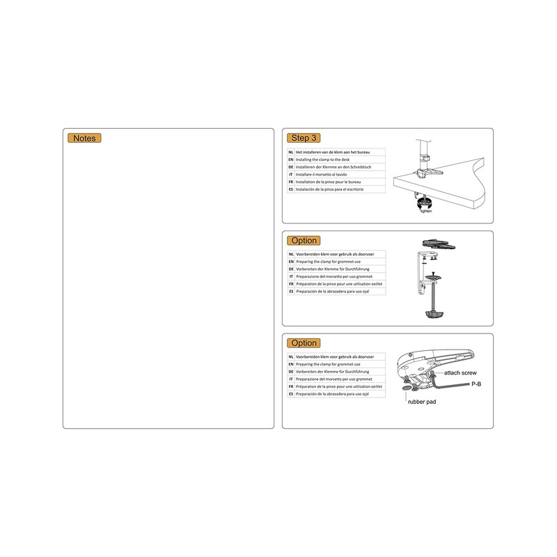 TV SET ACC DESK MOUNT 10-24"/FPMA-D1330SILVER NEOMOUNTS