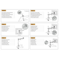 TV SET ACC DESK MOUNT 10-24"/FPMA-D1330SILVER NEOMOUNTS