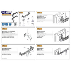 TV SET ACC DESK MOUNT BLACK/19-27" FPMA-D700D4 NEOMOUNTS