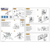 TV SET ACC DESK MOUNT BLACK/19-27" FPMA-D700DD3 NEOMOUNTS