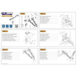 TV SET ACC DESK MOUNT SILVER/10-26" FPMA-D935D NEOMOUNTS