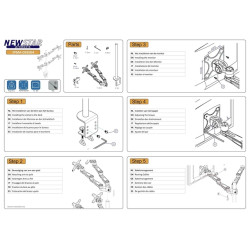 TV SET ACC DESK MOUNT SILVER/10-26" FPMA-D935D4 NEOMOUNTS