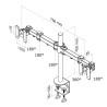 TV SET ACC DESK MOUNT BLACK/10-26" FPMA-D960D NEOMOUNTS