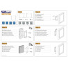 TV SET ACC WALL MOUNT SILVER/10-30" FPMA-W25 NEOMOUNTS
