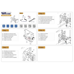 TV SET ACC WALL MOUNT 10-27"/FPMA-W250BLACK NEOMOUNTS