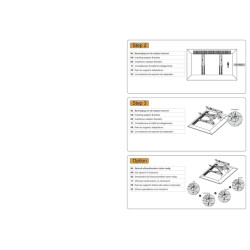 TV SET ACC WALL MOUNT BLACK/LED-VW1000BLACK NEOMOUNTS