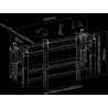TV SET ACC WALL MOUNT BLACK/LED-VW2000BLACK NEOMOUNTS