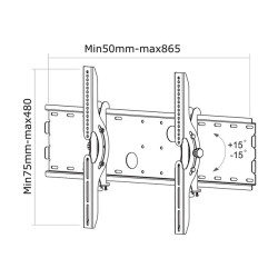 TV SET ACC WALL MOUNT SILVER/32-70" PLASMA-W200 NEOMOUNTS