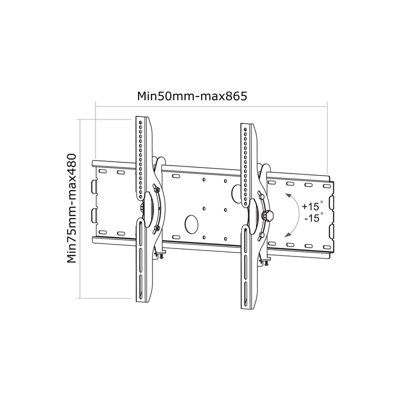 TV SET ACC WALL MOUNT SILVER/32-70" PLASMA-W200 NEOMOUNTS