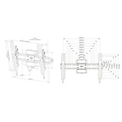 TV SET ACC WALL MOUNT/WL35S-910BL16 NEOMOUNTS