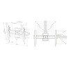 TV SET ACC WALL MOUNT/WL35S-910BL16 NEOMOUNTS